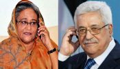 ফিলিস্তিনি রাষ্ট্রপতির স্বাস্থ্যের খবর নিলেন শেখ হাসিনা