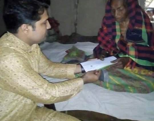 শ্রীমঙ্গলের নির্যাতিত সেই মায়ের পাশে ইউএনও
