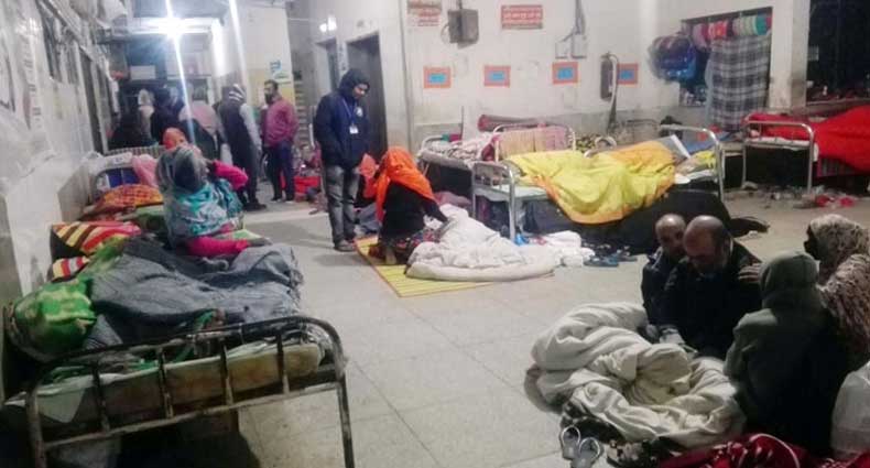 শীতজনিত রোগ বেড়েছে ঠাঁই নেই হাসপাতালে