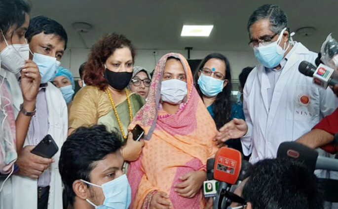 সুস্থ হয়ে হাসপাতাল ছাড়লেন ইউএনও ওয়াহিদা