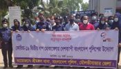 করোনা মোকাবেলায় শ্রীমঙ্গল থানা পুলিশের সচেতনতামূলক কার্যক্রম।