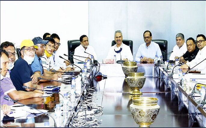 যোগাযোগ ব্যবস্থার উন্নয়নে বিজিএমইএ-রাজউক আলোচনা