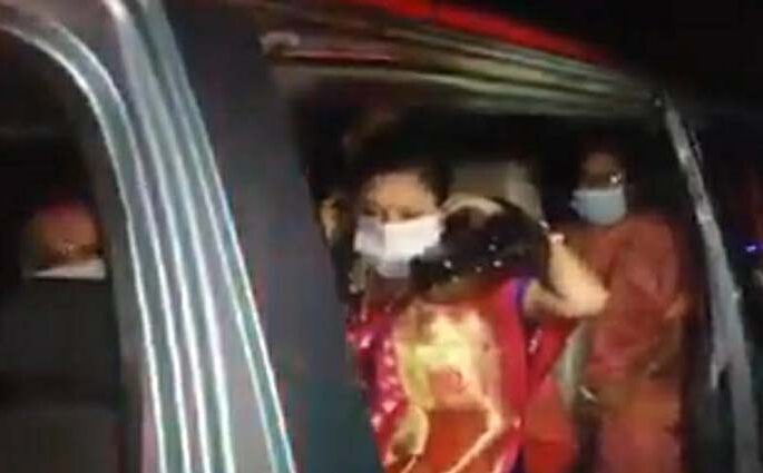অ্যাম্বুলেন্সে বিয়ের যাত্রী, চেকপোস্টে ধরা