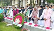 শেখ রাসেলের কবরে আওয়ামী লীগের শ্রদ্ধা