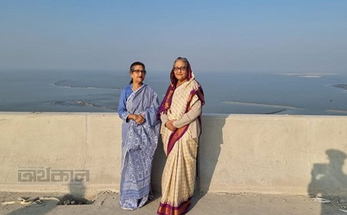 ‘পদ্মা সেতু থেকে নববর্ষের শুভেচ্ছা’