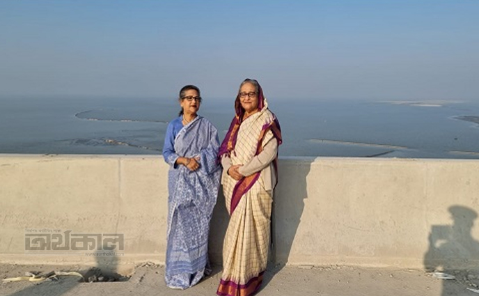 ‘পদ্মা সেতু থেকে নববর্ষের শুভেচ্ছা’