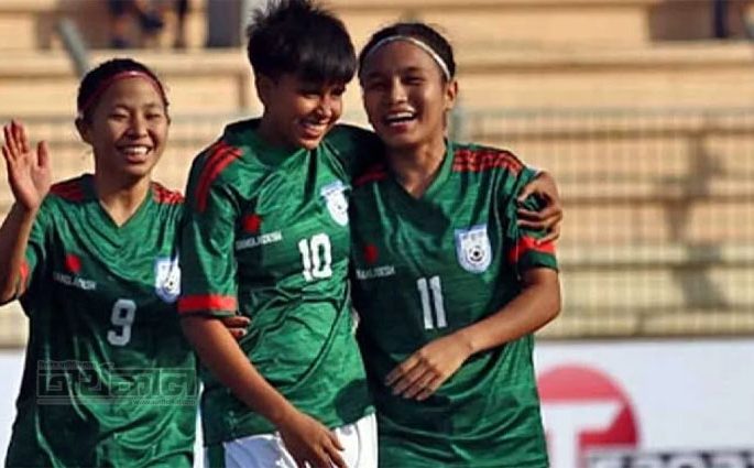 ভূটানকে উড়িয়ে দিলো বাংলাদেশের মেয়েরা