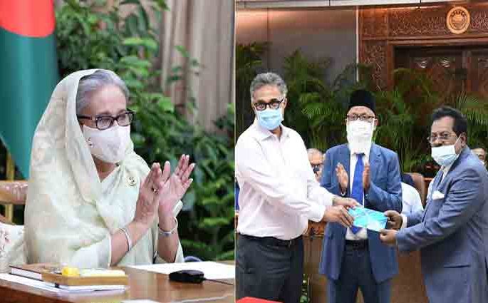 প্রধানমন্ত্রীর ত্রাণ তহবিলে শাহ্জালাল ব্যাংকের ১০ কোটি টাকা অনুদান