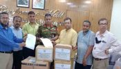 সীতাকুণ্ডে অগ্নিকাণ্ড: আহতদের চিকিৎসাসামগ্রী দিল বিজিএপিএমইএ