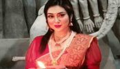 ধর্ম যার যার উৎসব সবার-বার্তা দিতে কলকাতার পূজামণ্ডপে অপু বিশ্বাস
