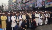 নয়াপল্টনে আব্দুর রশিদের গায়েবানা জানাজা পড়লেন বিএনপি নেতাকর্মীরা
