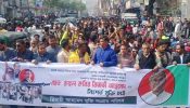 রিজভীর মুক্তি দাবিতে রাজধানীতে মিছিল