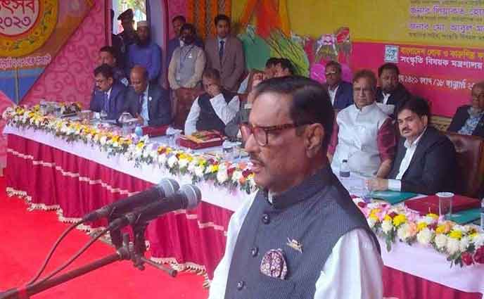 অপশক্তি প্রতিহতে মুক্তিযুদ্ধের পক্ষের শক্তিকে ঐক্যবদ্ধ হতে হবে: ওবায়দুল কাদের
