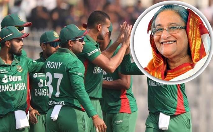 ইংল্যান্ডের বিপক্ষে সিরিজ জেতায় প্রধানমন্ত্রীর অভিনন্দন
