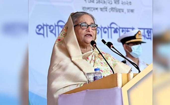 বাংলাদেশ বিশ্বকাপ ফুটবলে খেলবে, আশা প্রধানমন্ত্রীর