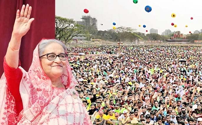 আওয়ামী লীগ ক্ষমতায় গেলেই উন্নয়ন হয়: প্রধানমন্ত্রী