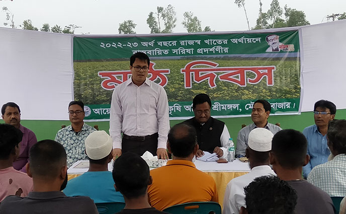 শ্রীমঙ্গলে বিনা সরিষা -৯ জাতের  মাঠ দিবস অনুষ্ঠিত ,