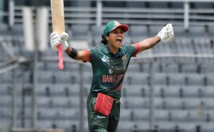 আন্তর্জাতিক ক্রিকেটে বাংলাদেশের প্রথম সেঞ্চুরিয়ান ফারজানা
