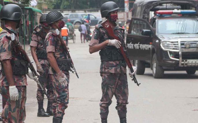 সারা দেশে ২৩১ প্লাটুন বিজিবি মোতায়েন