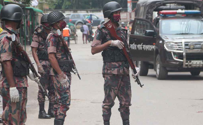 সারা দেশে ২৩১ প্লাটুন বিজিবি মোতায়েন