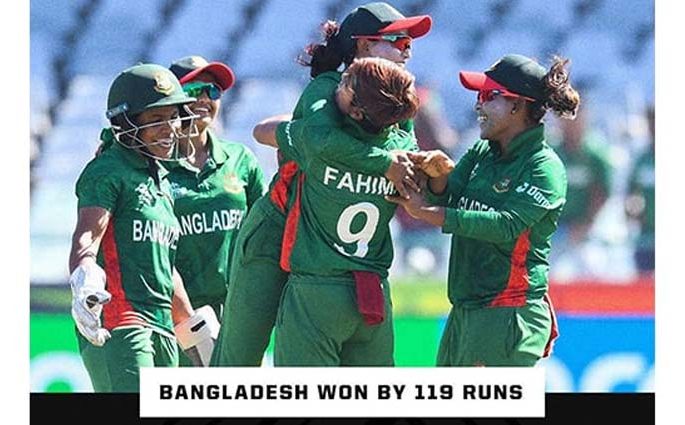 বিজয় দিবসের রাতে দক্ষিণ আফ্রিকার মাটিতে ইতিহাস সৃষ্টি করলো বাংলাদেশ নারী দল