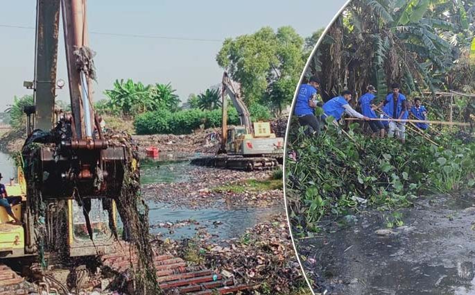 কিউলেক্স মশা মারতে একযোগে খাল-জলাশয় পরিষ্কারে নামল ডিএনসিসি