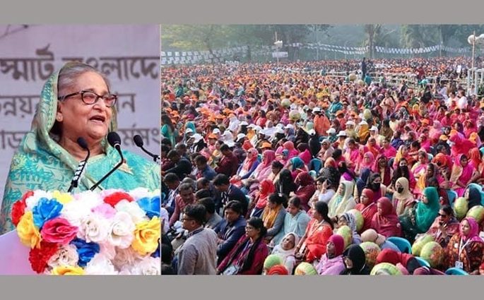 উন্নয়নের ধারা অব্যাহত রাখতে নতুন ভোটারদের নৌকায় ভোট দেওয়ার আহ্বান প্রধানমন্ত্রীর