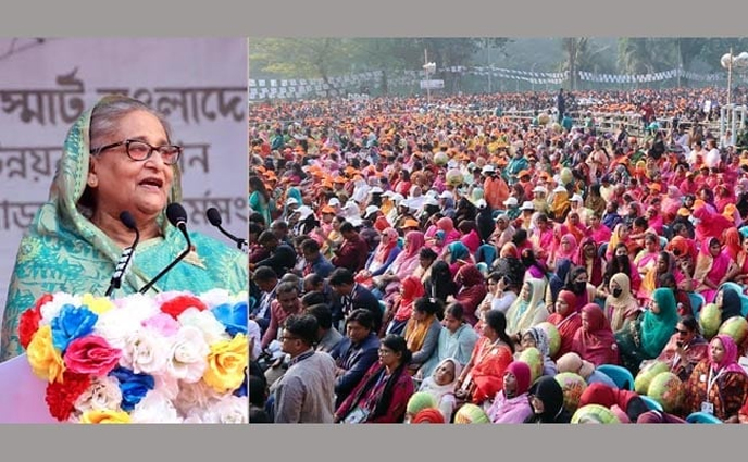 উন্নয়নের ধারা অব্যাহত রাখতে নতুন ভোটারদের নৌকায় ভোট দেওয়ার আহ্বান প্রধানমন্ত্রীর