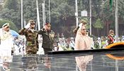 শিখা অনির্বাণে বীর শহীদদের প্রতি প্রধানমন্ত্রীর শ্রদ্ধা
