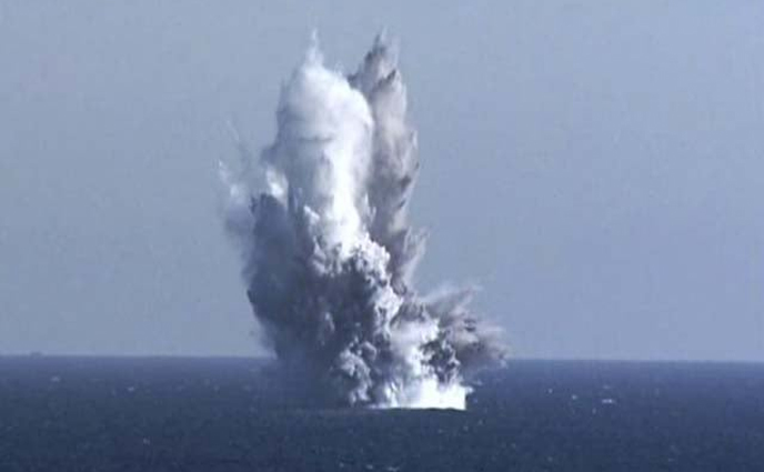 ‘পানির নিচে পারমাণু অস্ত্রের ব্যবহার’ পরীক্ষা চালিয়েছে উ. কোরিয়া
