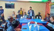 শ্রীমঙ্গল থানার নবাগত অফিসার ইনচার্জ (ওসি) সাথে  সাংবাদিকদের মতবিনিময়।
