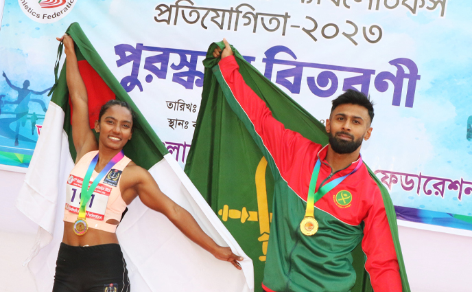 ইমরান-শিরিন দ্রততম মানব-মানবী