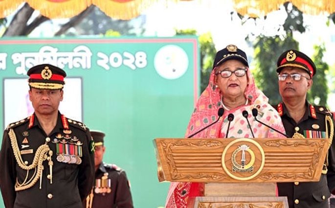 যেকোনো পরিস্থিতি মোকাবেলায় সশস্ত্র বাহিনীকে সক্ষম করে তোলা হচ্ছে : প্রধানমন্ত্রী