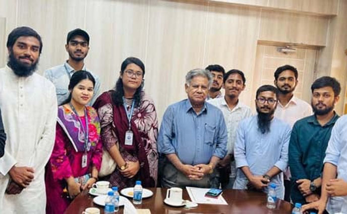 পাট উপদেষ্টার সঙ্গে নিটার শিক্ষার্থীদের সাক্ষাৎ