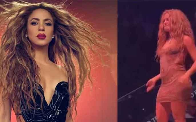 স্কার্টের নিচে ক্যামেরা দিয়ে ছবি তোলার চেষ্টা, মঞ্চ ছেড়ে নামলেন শাকিরা