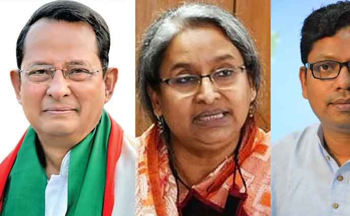রিমান্ড শেষে আদালতে ইনু দীপু মনি ও পলক