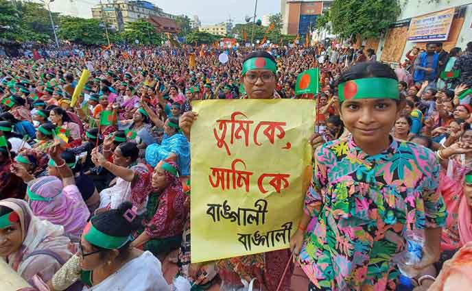 ৮ দাবিতে সনাতন ধর্মাবলম্বীদের সমাবেশ, প্রতি জেলায় মহাসমাবেশের ডাক