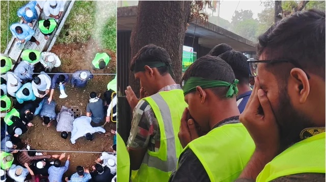 হাদির শেষ বিদায়ে অশ্রুসজল ক্যাম্পাস