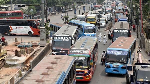 ডিজেলচালিত বাস ভাড়া বাড়লো প্রতি কিলোমিটারে ১১ পয়সা
