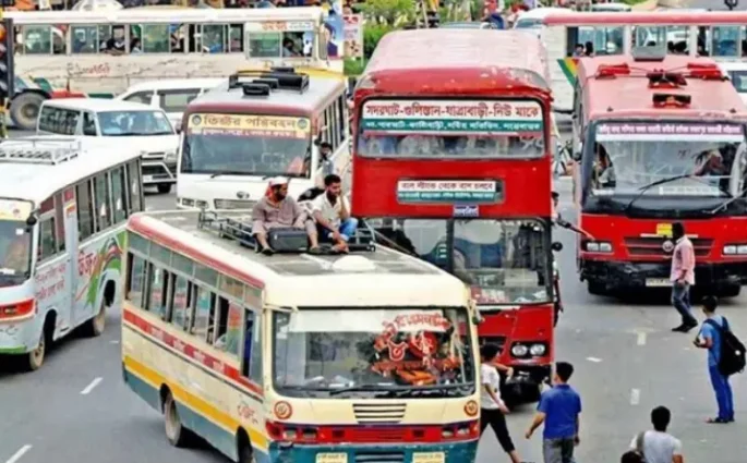 বাসের বর্ধিত ভাড়া কার্যকর আজ থেকে
