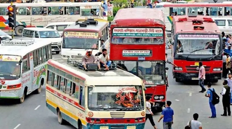 বাসের বর্ধিত ভাড়া কার্যকর আজ থেকে