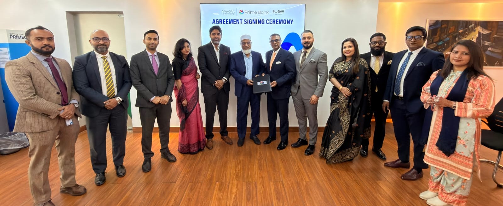 প্রাইম ব্যাংকের সঙ্গে মা এন্টারপ্রাইজ ও এমআরএম ভেঞ্চারের চুক্তি স্বাক্ষর