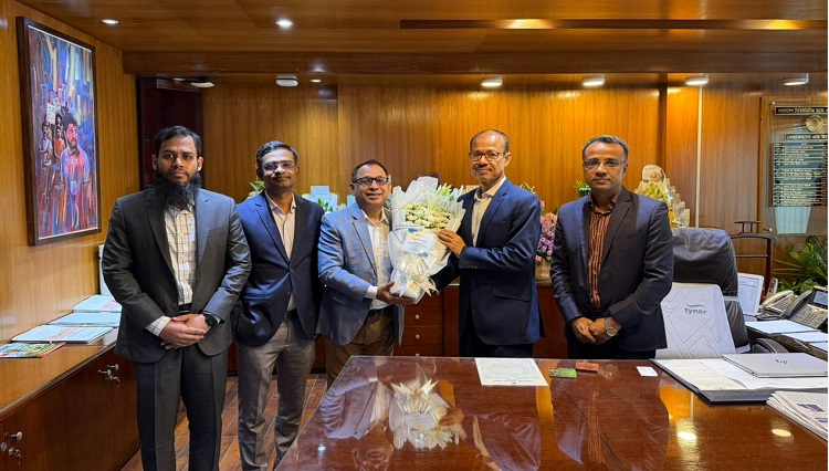 বিএসইসি চেয়ারম্যানকে ব্র্যাক ইপিএল স্টক ব্রোকারেজের অভিনন্দন