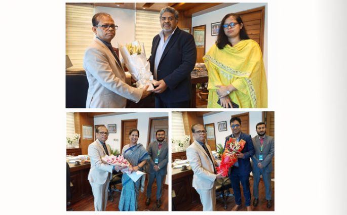 বিএসইসির নবনিযুক্ত কমিশনারদের সঙ্গে সিএসইর ব্যবস্থাপনা পরিচালকের সৌজন্য সাক্ষাৎ