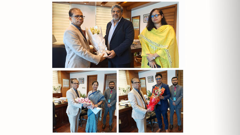 বিএসইসির নবনিযুক্ত কমিশনারদের সঙ্গে সিএসইর ব্যবস্থাপনা পরিচালকের সৌজন্য সাক্ষাৎ