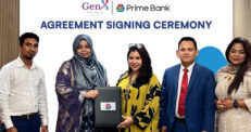 প্রাইম ব্যাংক ও জেনএক্স হেলথের মধ্যে চুক্তি স্বাক্ষর